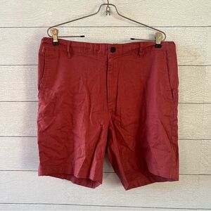 Saks Fifth Avenue Red Flat Front Shorts